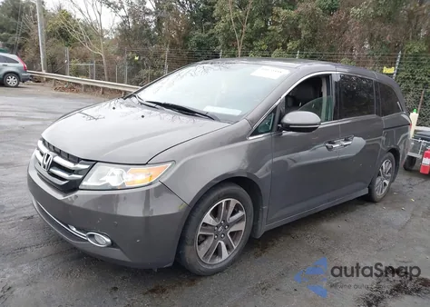 2014 Honda Odyssey Touring/Touring Elite z USA, uszkodzony, nr VIN 5FNRL5H90EB040151